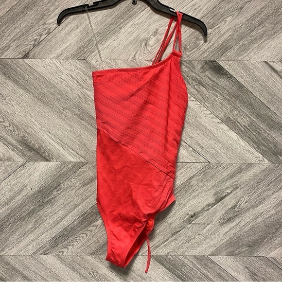 La Blanca | Coral Linea Costa One Shoulder One-piece Swimsuit Size 10 NEW - Picture 2 of 7